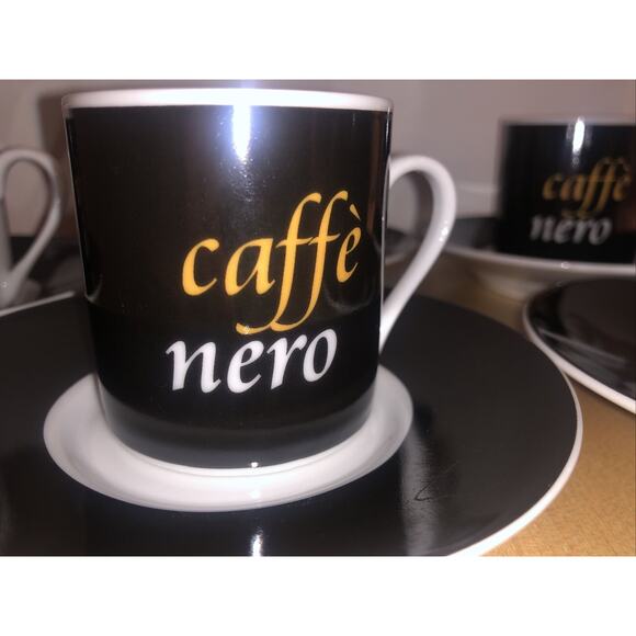 I. Godinger Company 12 PC SET Espresso Demitasse Cups and Saucers Coffee EXC!!! - Picture 9 of 12